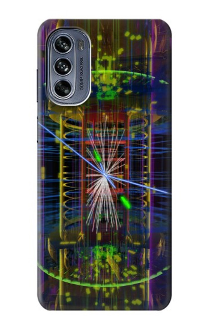 S3545 Collision de particules Quantiques Etui Coque Housse pour Motorola Moto G62 5G