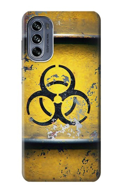 S3669 Graphique du réservoir de danger biologique Etui Coque Housse pour Motorola Moto G62 5G