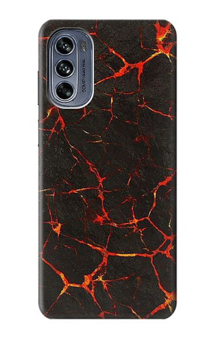 S3696 Magma de lave Etui Coque Housse pour Motorola Moto G62 5G