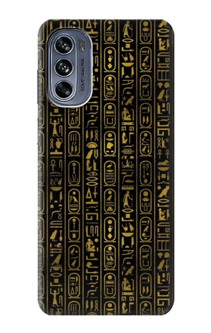 S3869 Hiéroglyphe égyptien antique Etui Coque Housse pour Motorola Moto G62 5G