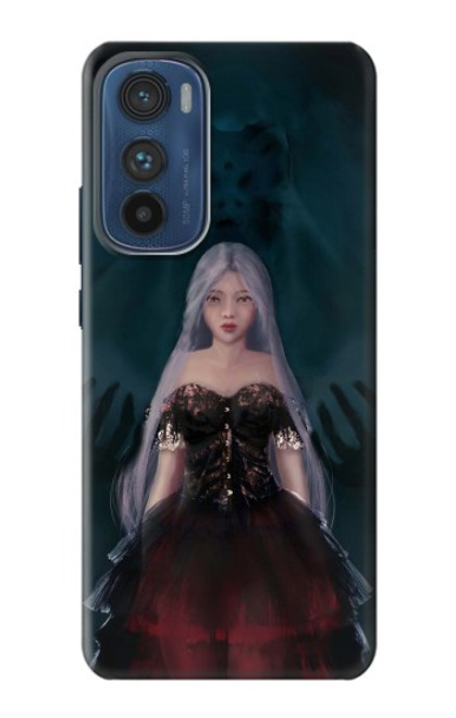 S3847 Lilith Devil Bride Gothique Fille Crâne Grim Reaper Etui Coque Housse pour Motorola Edge 30