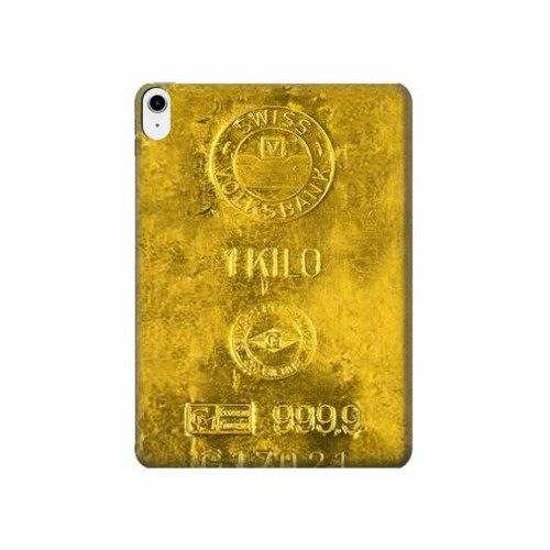 S2618 Un Kilo Lingot d'or Etui Coque Housse pour iPad 10.9 (2025,2022)