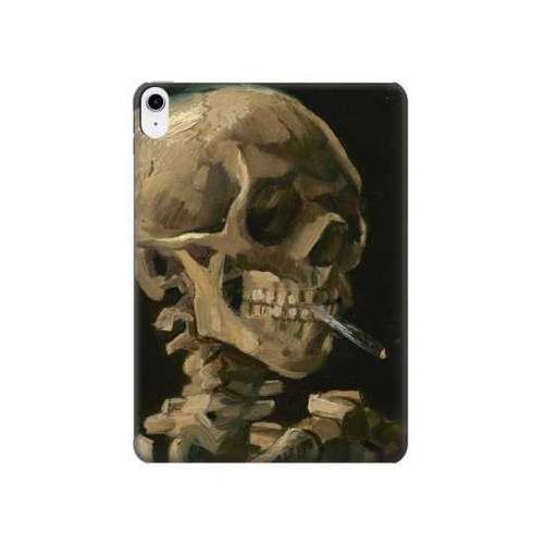 S3358 Vincent Van Gogh Skeleton cigarette Etui Coque Housse pour iPad 10.9 (2022)