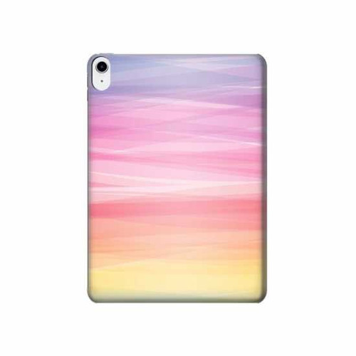 S3507 Coloré Arc-en-ciel pastel Etui Coque Housse pour iPad 10.9 (2022)