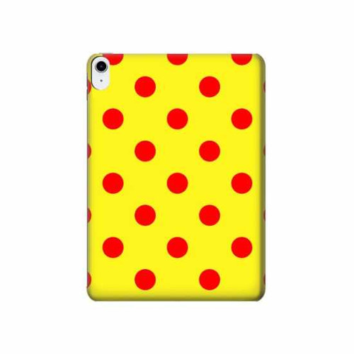 S3526 Rouge tache à pois Etui Coque Housse pour iPad 10.9 (2022)