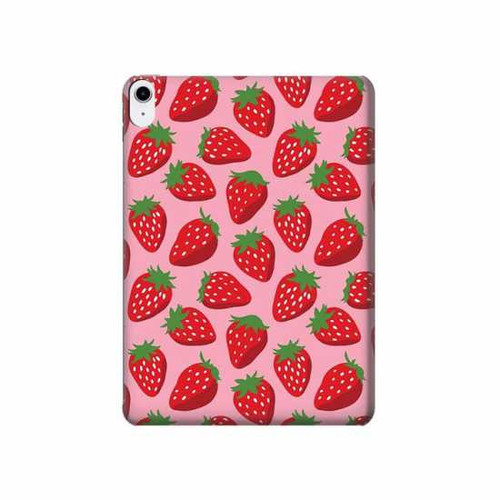 S3719 Modèle de fraise Etui Coque Housse pour iPad 10.9 (2025,2022)