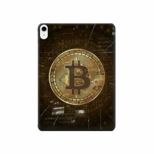 S3798 Crypto-monnaie Bitcoin Etui Coque Housse pour iPad 10.9 (2022)