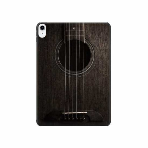 S3834 Guitare noire Old Woods Etui Coque Housse pour iPad 10.9 (2022)