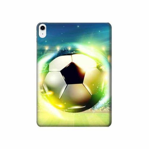 S3844 Ballon de football de football rougeoyant Etui Coque Housse pour iPad 10.9 (2022)