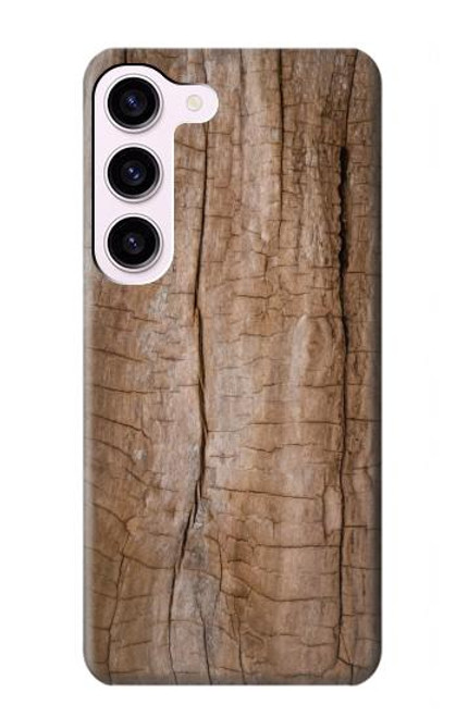 S0599 Bois imprimé graphique Etui Coque Housse pour Samsung Galaxy S23