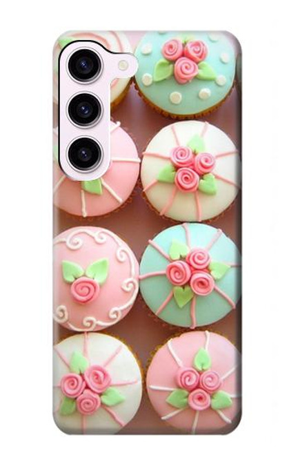 S1718 Petits gâteaux délicieux Etui Coque Housse pour Samsung Galaxy S23