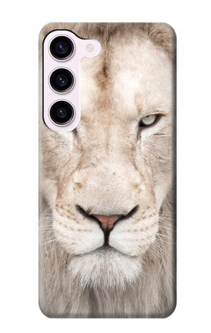 S2399 Lion Visage Etui Coque Housse pour Samsung Galaxy S23