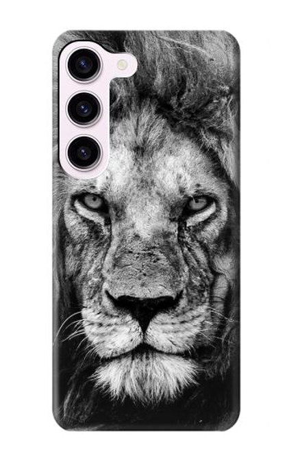 S3372 Lion Visage Etui Coque Housse pour Samsung Galaxy S23