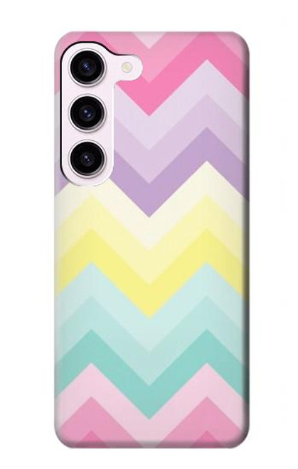 S3514 Arc en ciel Zigzag Etui Coque Housse pour Samsung Galaxy S23