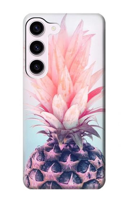 S3711 Ananas rose Etui Coque Housse pour Samsung Galaxy S23