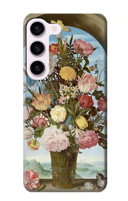 S3749 Vase de fleurs Etui Coque Housse pour Samsung Galaxy S23