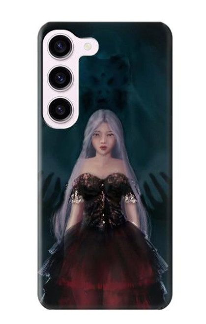 S3847 Lilith Devil Bride Gothique Fille Crâne Grim Reaper Etui Coque Housse pour Samsung Galaxy S23
