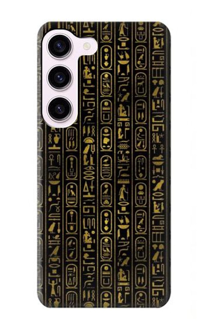 S3869 Hiéroglyphe égyptien antique Etui Coque Housse pour Samsung Galaxy S23