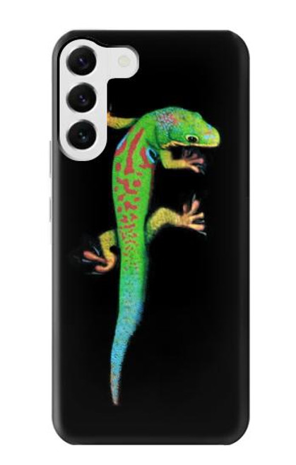 S0125 Vert Gecko Madagascan Etui Coque Housse pour Samsung Galaxy S23 Plus