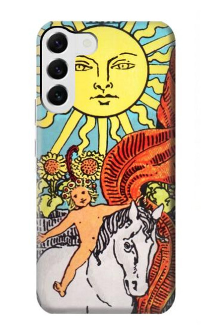 S0565 Le Soleil tarots Etui Coque Housse pour Samsung Galaxy S23 Plus