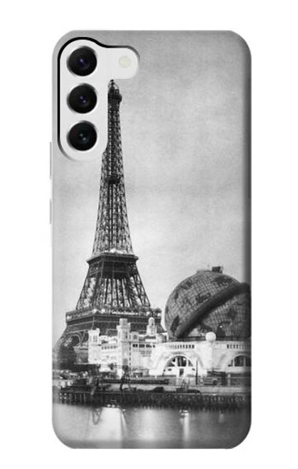 S2350 Vieille Tour Eiffel Paris Etui Coque Housse pour Samsung Galaxy S23 Plus