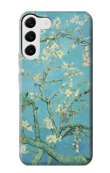 S2692 Vincent Van Gogh Amandier en fleurs Etui Coque Housse pour Samsung Galaxy S23 Plus