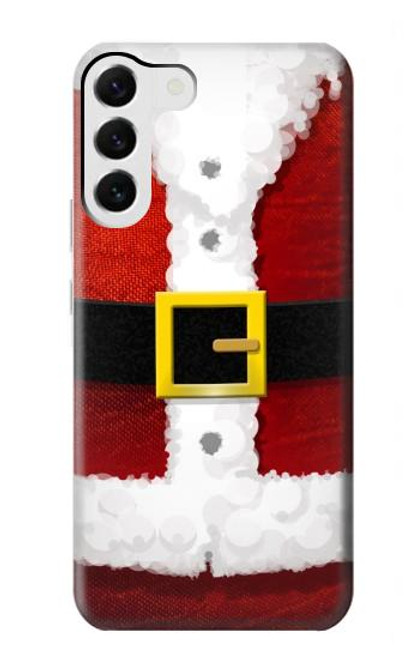 S2846 Costume de Noël Père Noël Rouge Etui Coque Housse pour Samsung Galaxy S23 Plus