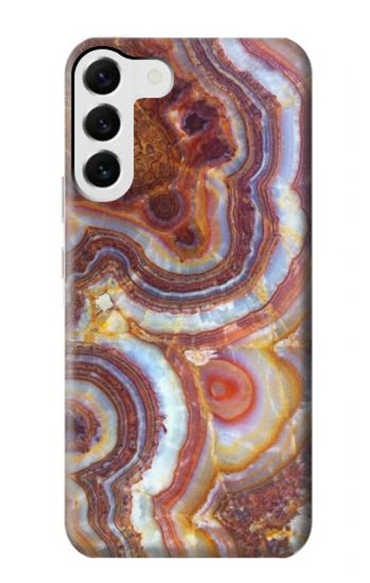 S3034 Texture marbre de couleur Imprimé Etui Coque Housse pour Samsung Galaxy S23 Plus