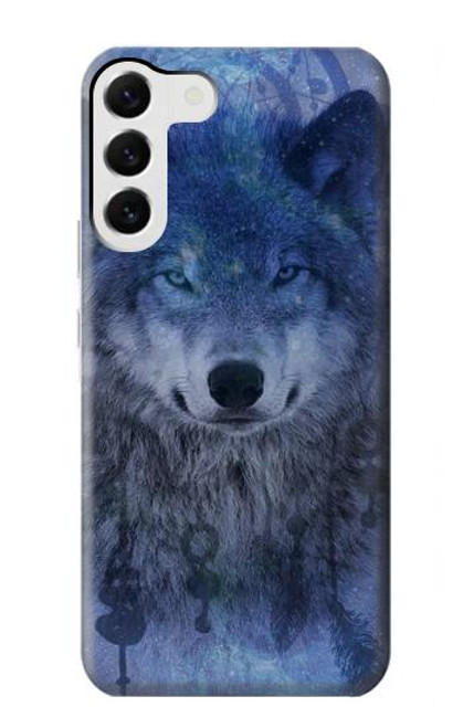 S3410 Loup Dream Catcher Etui Coque Housse pour Samsung Galaxy S23 Plus
