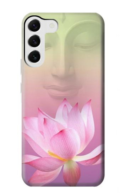 S3511 Fleur de lotus Bouddhisme Etui Coque Housse pour Samsung Galaxy S23 Plus