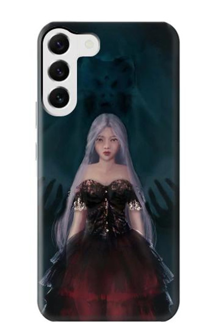 S3847 Lilith Devil Bride Gothique Fille Crâne Grim Reaper Etui Coque Housse pour Samsung Galaxy S23 Plus