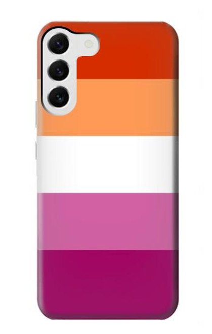 S3887 Drapeau de la fierté lesbienne Etui Coque Housse pour Samsung Galaxy S23 Plus