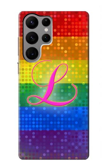 S2900 Arc en ciel LGBT Fierté lesbienne Drapeau Etui Coque Housse pour Samsung Galaxy S23 Ultra