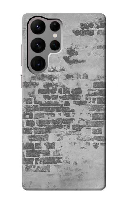 S3093 Vieux mur de briques Etui Coque Housse pour Samsung Galaxy S23 Ultra