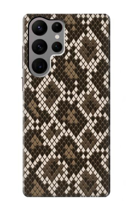 S3389 Seamless Serpent Motif graphique Peau Etui Coque Housse pour Samsung Galaxy S23 Ultra