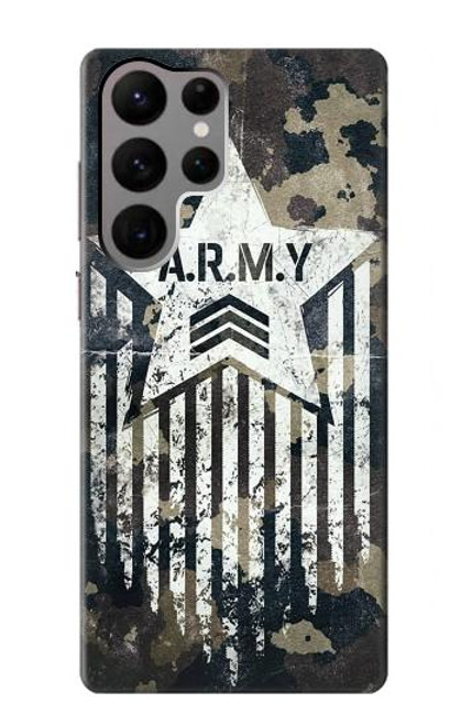 S3666 Camouflage de l'armée Etui Coque Housse pour Samsung Galaxy S23 Ultra
