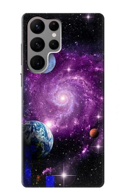 S3689 Planète spatiale Galaxy Etui Coque Housse pour Samsung Galaxy S23 Ultra