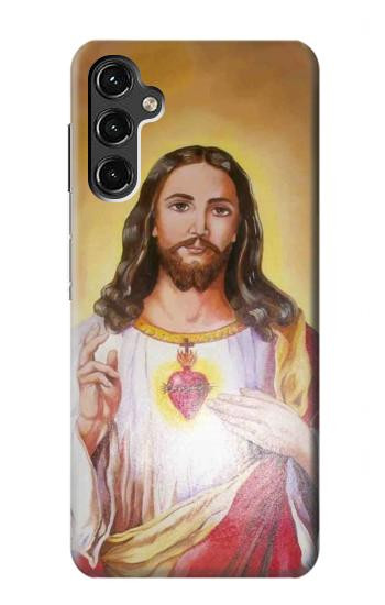 S0798 Jésus Etui Coque Housse pour Samsung Galaxy A14 5G
