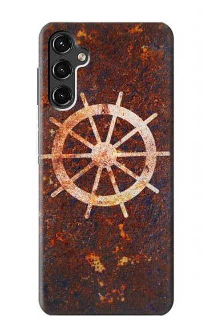 S2766 Roue de bateau Rusty Texture Etui Coque Housse pour Samsung Galaxy A14 5G