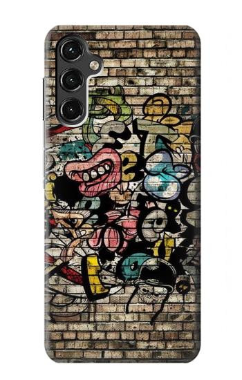 S3394 Graffiti mur Etui Coque Housse pour Samsung Galaxy A14 5G