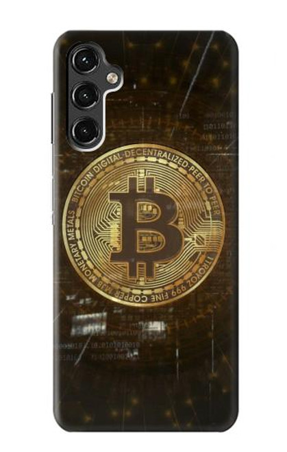 S3798 Crypto-monnaie Bitcoin Etui Coque Housse pour Samsung Galaxy A14 5G