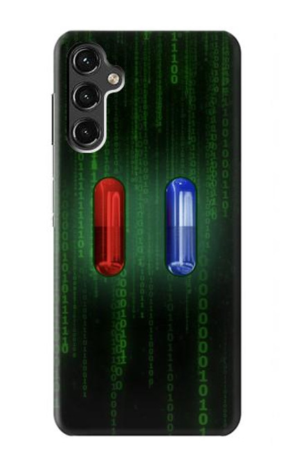 S3816 Comprimé Rouge Comprimé Bleu Capsule Etui Coque Housse pour Samsung Galaxy A14 5G