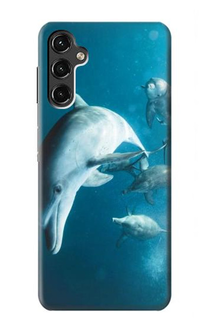 S3878 Dauphin Etui Coque Housse pour Samsung Galaxy A14 5G