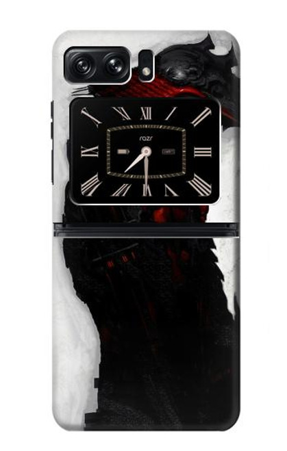S2111 sombre Samurai Etui Coque Housse pour Motorola Moto Razr 2022