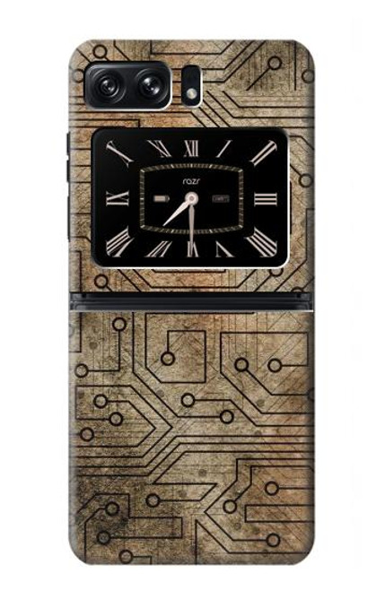 S3812 Conception d'impression PCB Etui Coque Housse pour Motorola Moto Razr 2022