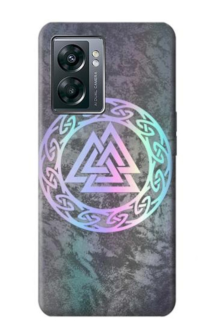 S3833 Valknut Odin Wotans Noeud Hrungnir Coeur Etui Coque Housse pour OnePlus Nord N300