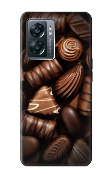 S3840 Amateurs de chocolat au lait au chocolat noir Etui Coque Housse pour OnePlus Nord N300
