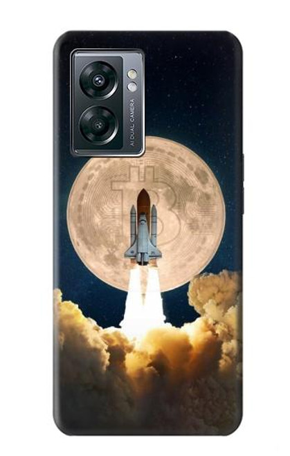 S3859 Bitcoin à la Lune Etui Coque Housse pour OnePlus Nord N300