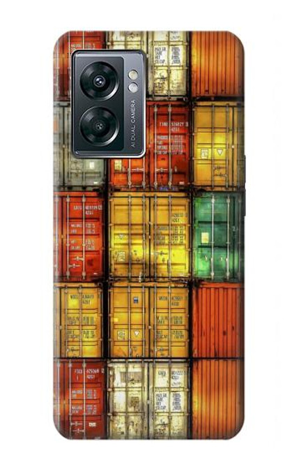 S3861 Bloc de conteneur coloré Etui Coque Housse pour OnePlus Nord N300
