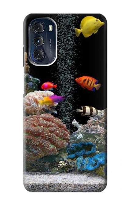 S0226 L'aquarium Etui Coque Housse pour Motorola Moto G 5G (2023)